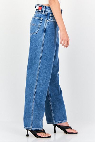 Tommy Hilfiger Women Regular Fit Washed Stretchable Jeans, Blue