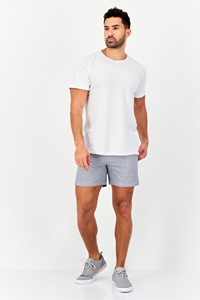 Giordano Men Allover Print Drawstring Basic Shorts, Multicolor