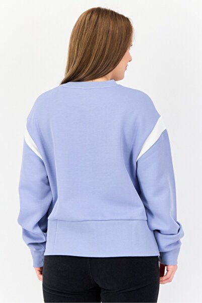 Giordano G-Motion Women Sportswear Fit Long Sleeve Outdoor Sweatshirt, Blue