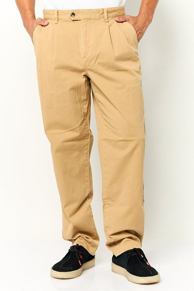 Tommy Hilfiger Men Regular Fit Solid Chino Pants, Tan