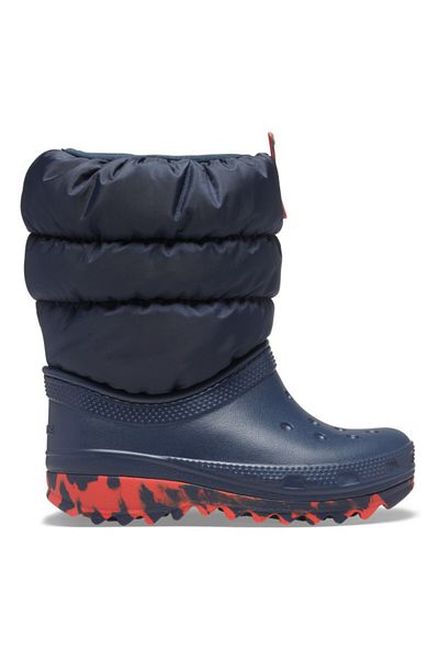 Crocs Classic Neo Puff Boot Kids Blue Navy - Navy 33-34 Eu - J2 Us