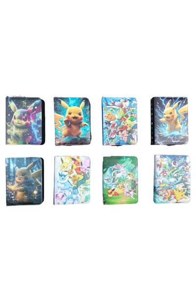victiny Album pentru cărți de colecție VICTINY® cu 4 compartimente, impermeabil, rezistent la uzură, multicolor, 24,5x1