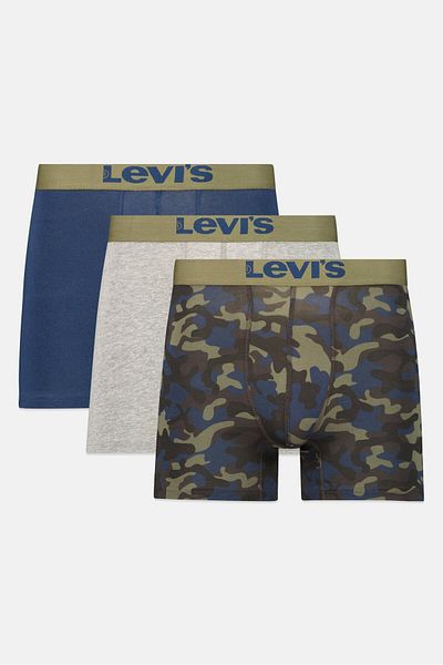 Levi's Men 4 Pieces Camouflage Boxer Briefs, Multicolor