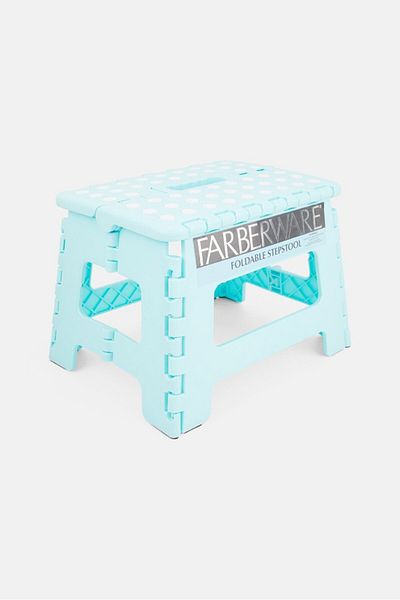 Farberware Foldable Stepstool, Turquoise