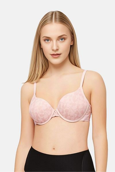 Tahari Women 3 Pieces Padded Textured Underwired Bra, Multicolor
