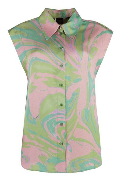 PİNKO Pinko Pinko Cabiri Printed Viscose Shirt