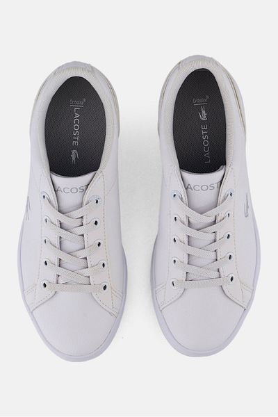Lacoste Kids Boy Lerond Slip On Shoes, Whte