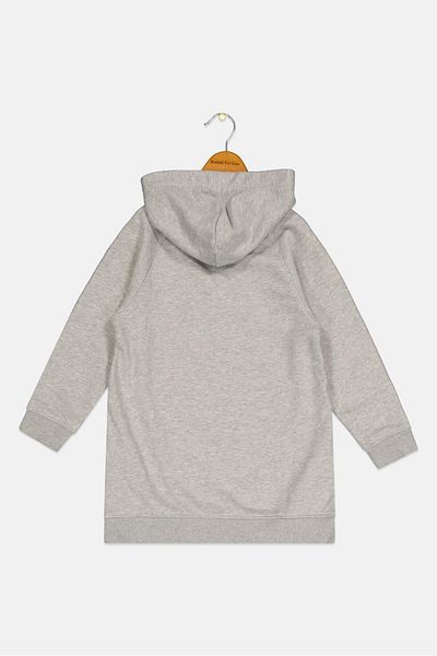 Tommy Hilfiger Kids Girl Brand Logo Dress, Grey