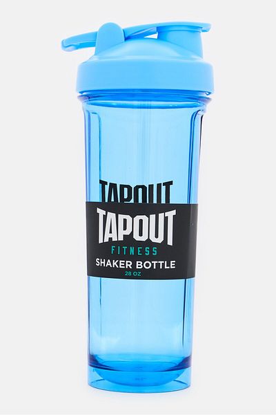 Tapout Fitness Shaker Bottle 800ml, Light Blue