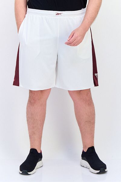 Reebok Men Sportswear Fit Basketball Shorts, White