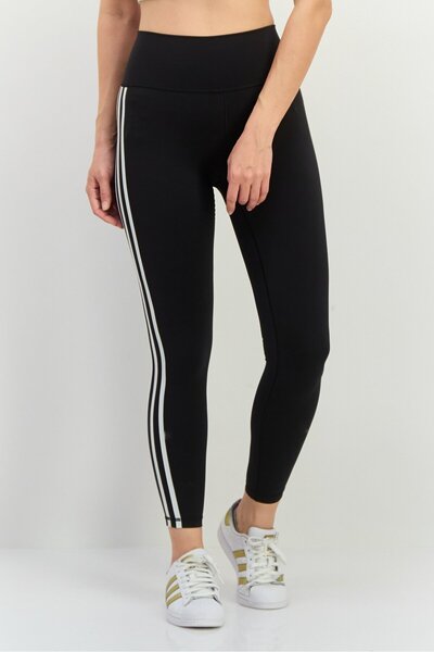 adidas Women Sportswear Fit Brand Logo Training Leggings, Black