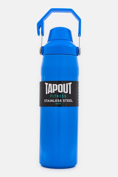 Tapout Fitness Stainless Steel Vacuum Insulated Water Bottle 700ml, Blue