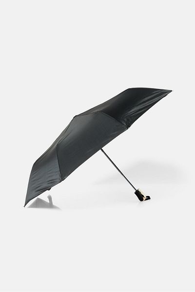 Juicy Couture Auto Open Brand Logo Umbrella, Black