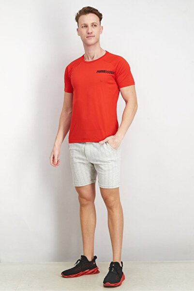 Puma Men Sportswear Fit Short Sleeve Classic Logo t-Shirt, Red