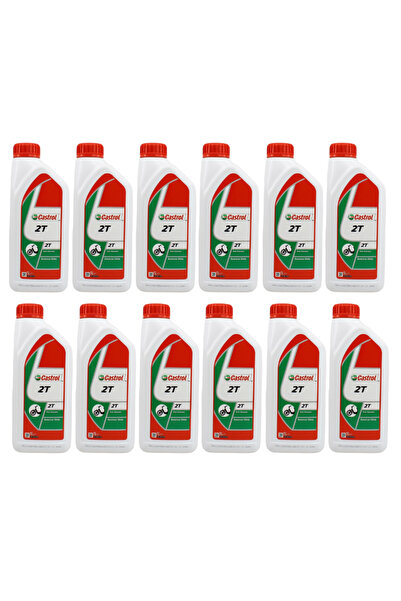 CASTROL 2T 2 Zamanlı Motor Yağı 1 Lt - 12 ADET