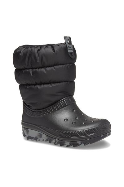 Crocs Classic Neo Puff Boot Kids Black - Black 28-29 Eu - C11 Us
