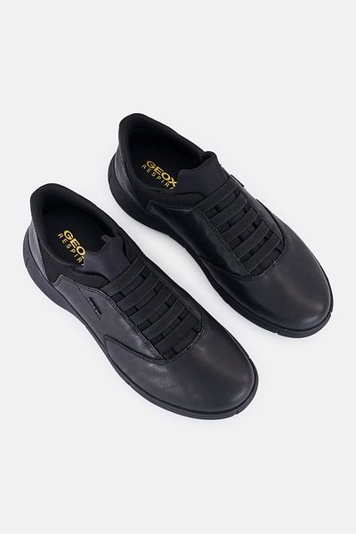 Geox Men U NEBULA 20 F Lace Up Casual Shoes, Black