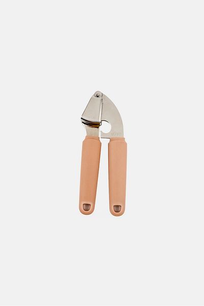 YOTO Stainless Steel Garlic Press, Peach