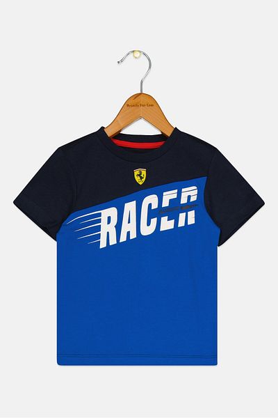 Scuderia Ferrari Toddlers Boy Short Sleeve Graphic Print T-Shirt, Multicolor