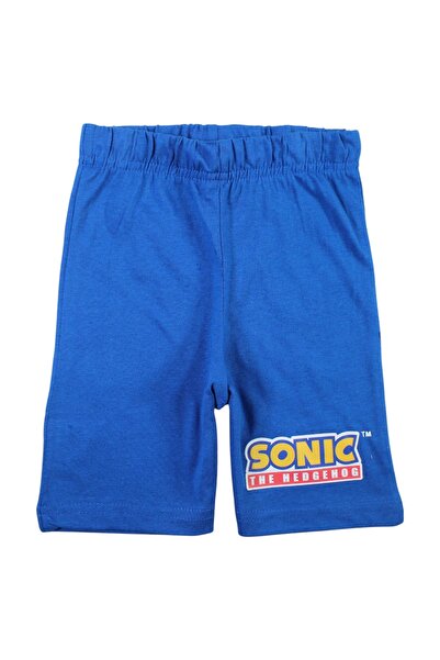 Sonic Children's short-sleeved pajamas, 100% cotton, multicolor, Happy, Sonic