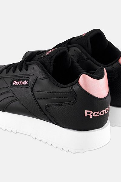Reebok Women Glide Ripple Lace Up Running Shoes, Black