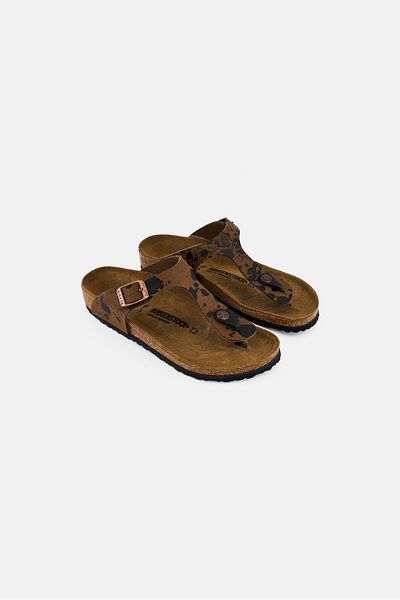 Birkenstock Kids Girl Slip On Cork Sandals, Brown