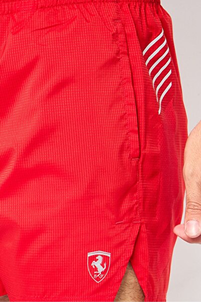 Scuderia Ferrari Men Sportswear Fit Training Shorts, Red