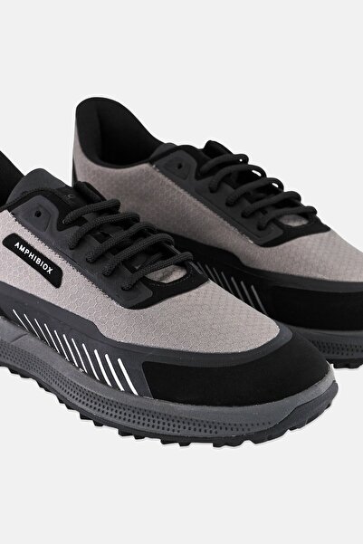 Geox Men U PG1X ABX A Lace Up Casual Shoes, Grey