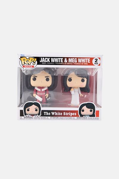 Funko Pop Rocks Jack White And Meg White 2-Pack Vinyl Figures