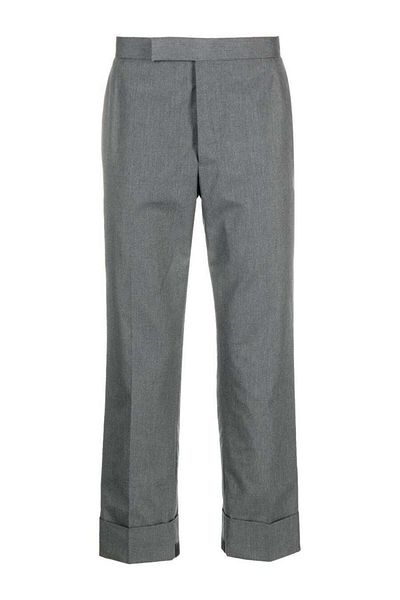 THOM BROWNE Thom Browne Fit 1 Gg Backstrap Trouser In Typewriter Cloth Clothing