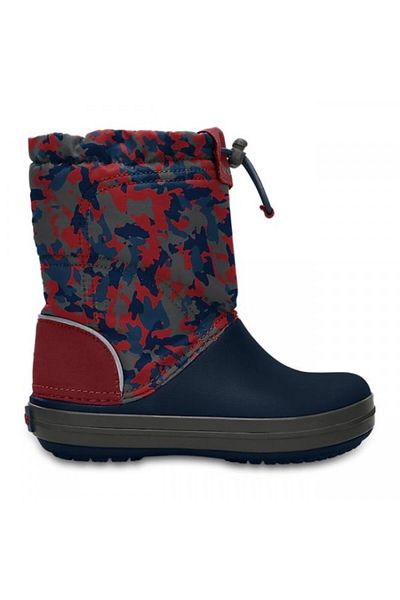Crocs Ghete Crocband Lodgepoint Graphic 24-25 EU - C8 US Albastru - Bleumarin/Piper