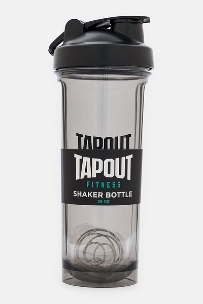 Tapout Fitness Shaker Bottle 800ml, Black
