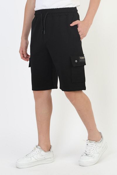 ASYAKİDS CLUB Boy's Summer Combed Cotton Sports Capri Shorts with Pockets