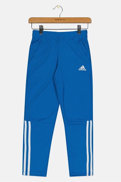 adidas Kids Girls Brand Logo Training Track Pants, Blue