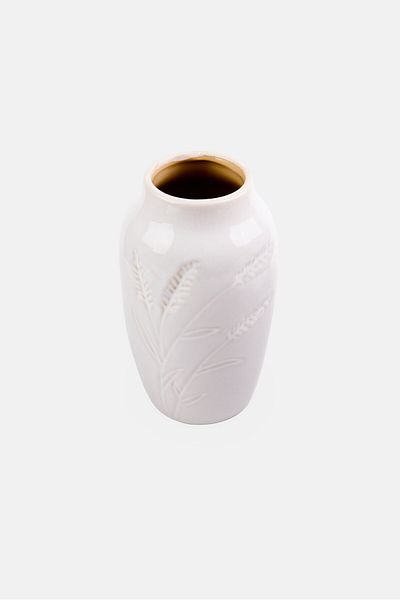 Boltze Jenna Decorative Flower Vase, White
