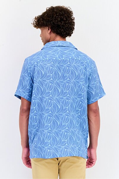 Vince Camuto Men Regular Fit Floral Print Print Short Sleeves Casual Shirt, Multicolor