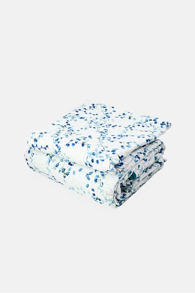 Catherine Malandrino King 3 Pieces Allover Print Bedspread With Pillow Case Set, Multicolor