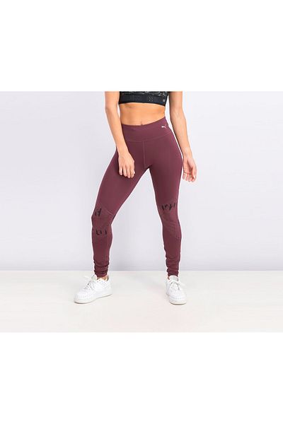 Puma Womens Graphic Full Tights, Vineyard