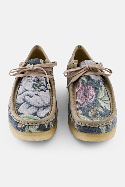 CLARKS Men Standard Fit Wallabee Lace Up Shoes, Multicolor