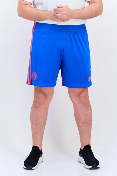 adidas Men Manchester United Training Shorts, Blue