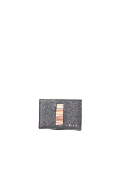 Paul Smith Paul Smith Black Leather Card Holder