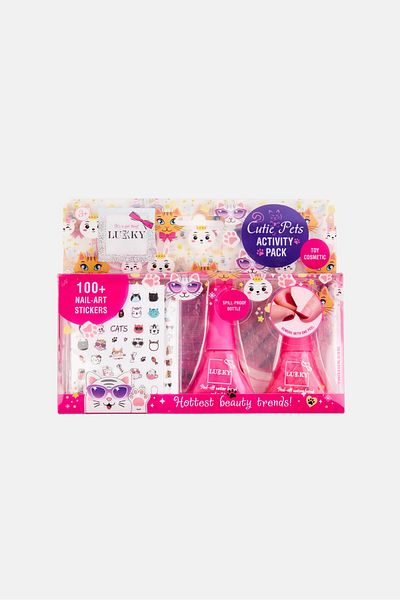 LUCKY Nail Design Cutie Pets Activity Pack