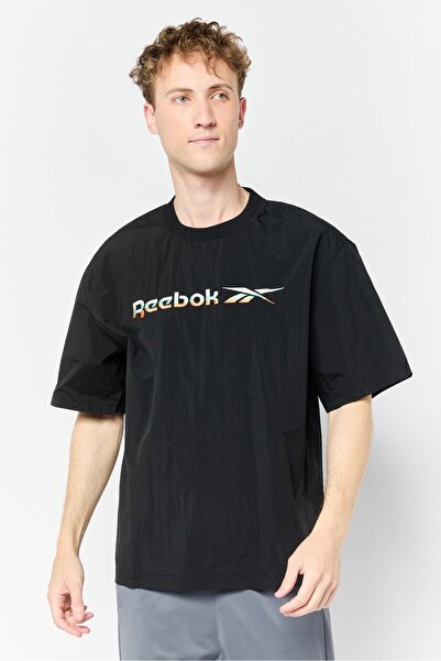 Reebok Men Sportswear Fit Short Sleeve Training T-Shirt, Black