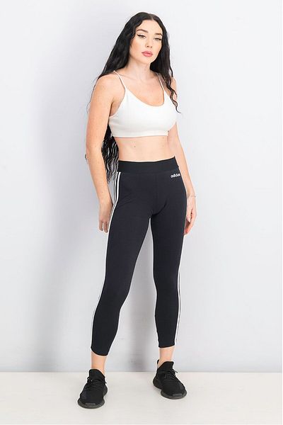 adidas Women Regular Fit 3 Stripe Tights, Black