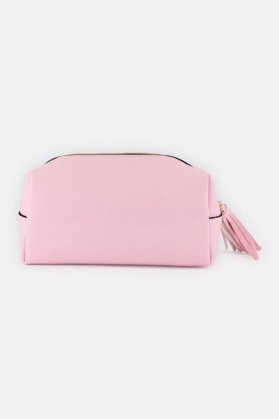 Bebe Women Brand Logo Cosmetic Bag, Pink