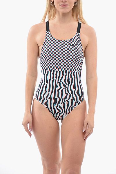 Nike Swim Double Patterned One-Piece Swimsuit
