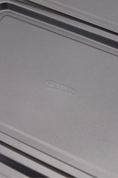 Oreo 3 Pieces Non Stick Baking Sheet Set, Black