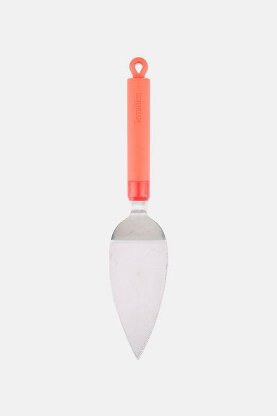 TERRAILLON Stainless Steel Cake Slicer, Neon Peach