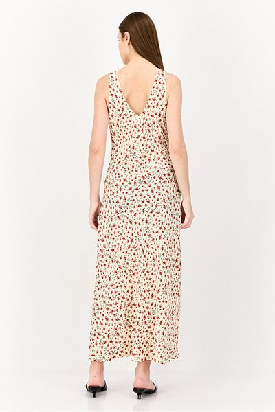 Brave Soul Women Floral Print Casual Maxi Dress, Multicolor