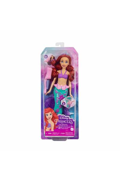 mattel HLW00 أميرات ديزني حورية البحر أرييل ذات الشعر المتغير الرائع